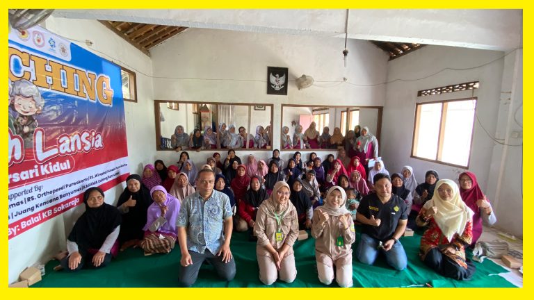 RS Orthopaedi Purwokerto Dukung Sekolah Lansia di Sokaraja